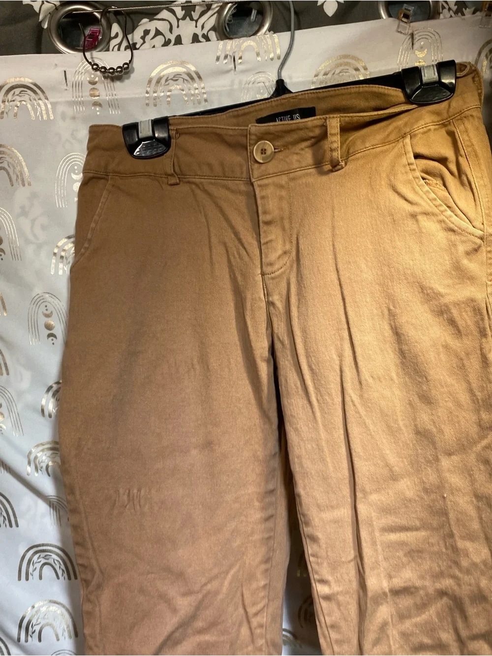 Active USA women’s  Khaki Chino Pants - Tan